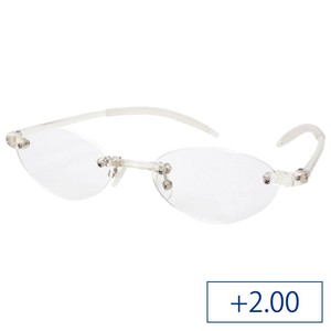 シニアフレックス  超弾性グラス 老眼鏡 SF01 レディース +2.00 クリア