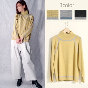 Pre-order Button Shirt/Blouse Color Palette Knitted Turtle Neck