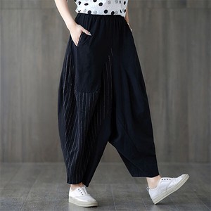 Cropped Pant Stripe Natural NEW