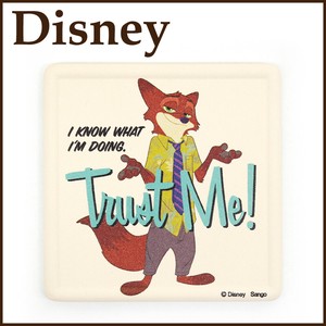 【ディズニー】吸水コースター（ニック・ワイルド）〈コースターミュージアム〉※在庫数問合ください