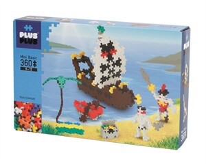 【PLUS PLUS】BOX 海賊 360pcs/玩具/知育玩具/ブロック/ベーシック/海賊