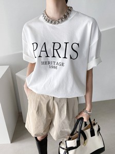【2024春夏新作】PARISロゴプリントTシャツ