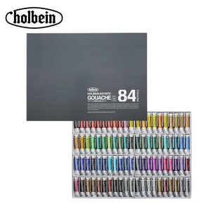 ホルベイン 不透明水彩絵具(ガッシュ) 15ml G731 84色セット 3731