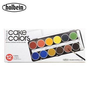 ホルベイン 水彩絵具 ケーキカラー C030 不透明12色セット 2030