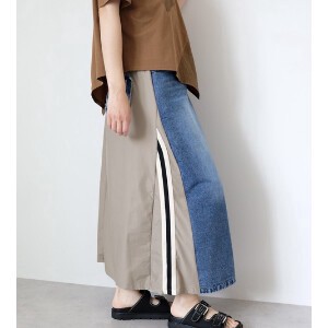 Denim Full-Length Pant Denim Skirt
