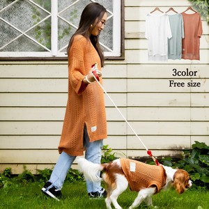 【ペアルックアイテム】Summer lace knit　(レディース)　サマーレースニット　ドッグウェア　日本製