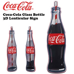 レンチキュラー サイン COCA COLA GLASS BOTTLE 【コカコーラ】