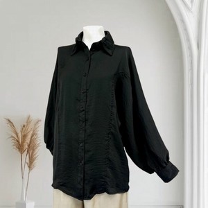 Button Shirt/Blouse Dolman Sleeve Large Silhouette