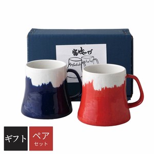 美浓烧 马克杯 富士山 礼盒/礼品套装 日本制造