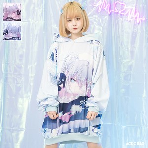 Hoodie "Harajuku Style" "Yami Kawaii" Pastel