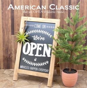 アメリカンクラシック［We are OPEN（フォルダブルスタンド）］