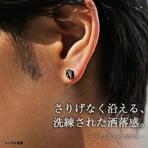 Pierced Earringss Stainless Steel Rhinestone