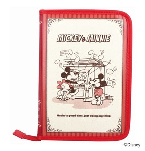 Disney ディズニー 片面ジャバラマルチケース(ブック型)　DKJB-2507K(ミッキー&ミニー)