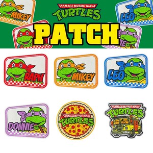 【亀が世界を救う！？】【ワッペン】 簡単リメイク Vintage Wappen TMNT TURTLES タートルズ
