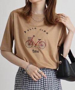【BRODIAEA】 自転車イラストTシャツ