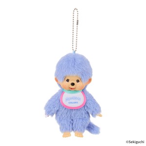 Sekiguchi Doll/Anime Character Plushie/Doll Key Chain Monchhichi Blue New Color