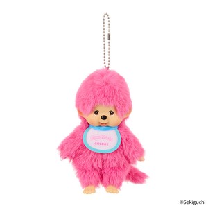 Sekiguchi Doll/Anime Character Plushie/Doll Key Chain Monchhichi Pink New Color