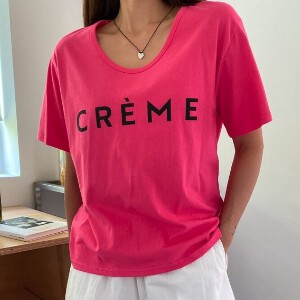 【2024春夏新作】CREME ロゴTシャツ