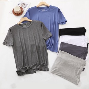 T-shirt Plain Color T-Shirt Men's Short-Sleeve