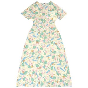 Casual Dress San-x Spring/Summer Rilakkuma Printed One-piece Dress