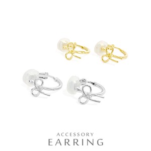 Clip-On Earrings Gold Post Bird