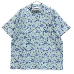ネコと花束ハイネックTシャツ /半袖　145504