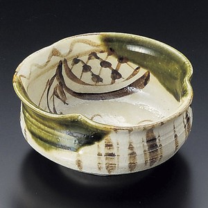 織部花4.5小鉢(手造り)　日本製 和食器