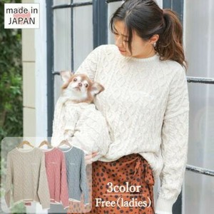 Sweater/Knitwear LADIES cable Made in Japan
