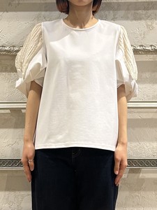 T-shirt Lame-pleated