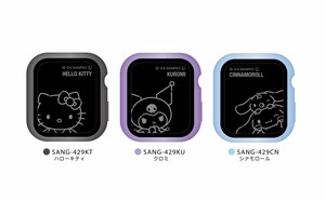 【先行受注】Apple Watch 40mm対応　ガラススプロテクターケース　サンリオキャラクターズ　予約〆6/17