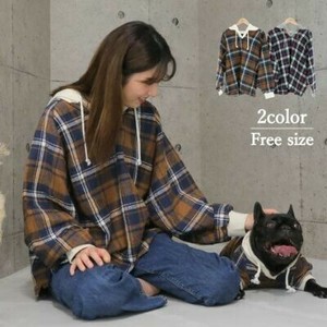 Hoodie Design Ladies fashion Check Made in Japan