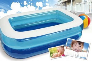 ファミリープール 1.5m ビニールプール 水遊び 家庭用プール 子供用