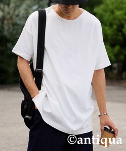 [antiqua] T-shirt T-Shirt Short Sleeve Cotton Men's