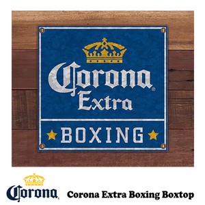 ウッデン サインボード CORONA EXTRA BOXING BOXTOP 【コロナ ビール】