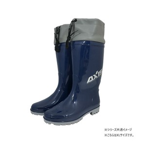オカモト化成品　アクシスM-001日本製長靴 ネイビー XL