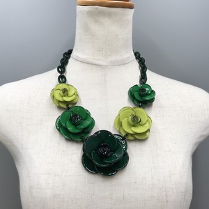 Necklace/Pendant Necklace Flowers Acrylic