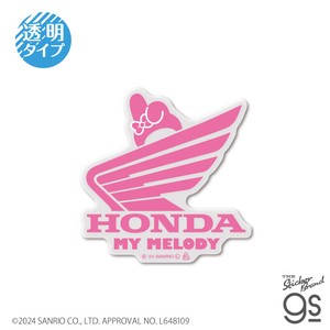 HONDA×サンリオキャラクターズ 透明ステッカー マイメロディ02 ホンダウィング sanrio グッズ LCS1671