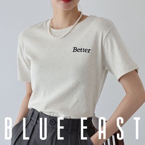 2024新作【Betterワンポイント刺繍Tシャツ】トップス　カットソー