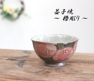 Mashiko ware Rice Bowl Red