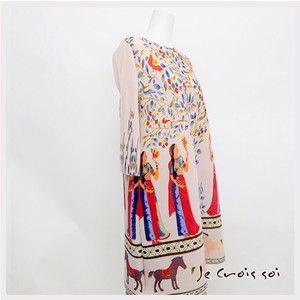 Tunic Tunic Ethnic Pattern One-piece Dress