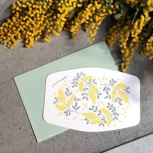 Greeting Card Botanical Mimosa card