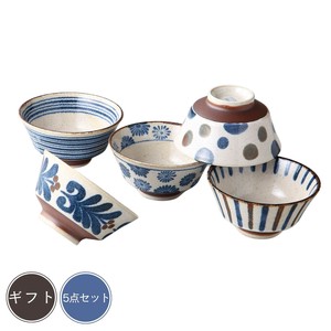 Mino ware Rice Bowl Gift Tea Assortment Made in Japan