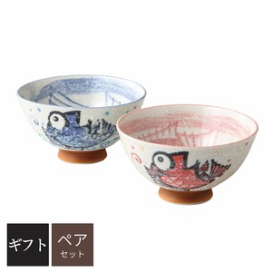 Mino ware Rice Bowl Gift Sea Bream Made in Japan