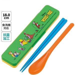 欠品中【スケーター】日本製　抗菌箸スプーンコンビセット 【くまのプーさん  Pooh】