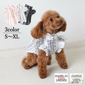 犬用服装 上衣 刺绣 日本制造