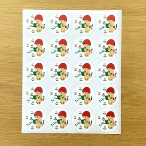 Letter Writing Item Sticker Mushroom cat