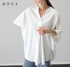 Button Shirt/Blouse 3/4 Length Sleeve Ladies'