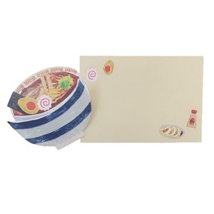 【グリーティングカード】小林キノコ おいしいカード ラーメン