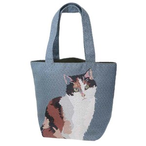 【ランチトート】ワンダフルピース ゴブランミニバッグ ライフ 三毛猫