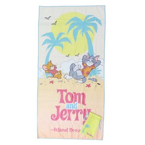 【バスタオル】トムとジェリー クイックドライタオルシート スリープオンザビーチ